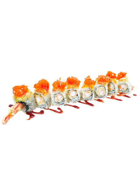 121. URAMAKI FLOWER ROLL