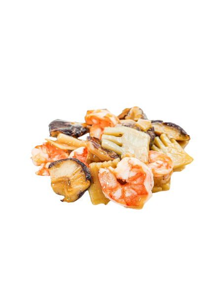 70. GAMBERETTI BAMBÙ E FUNGHI