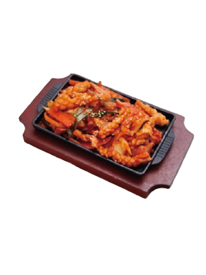 2. 오징어볶음(Ojing‑eo bokkeum)