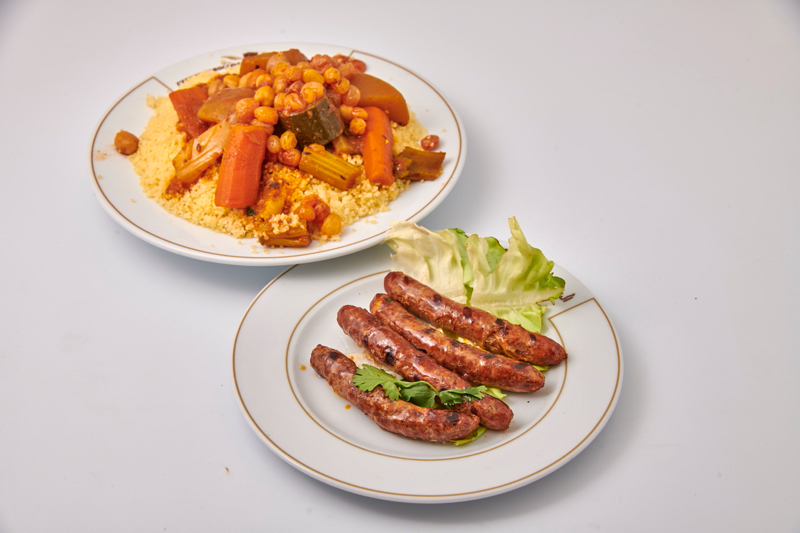 Couscous aux
Merguez