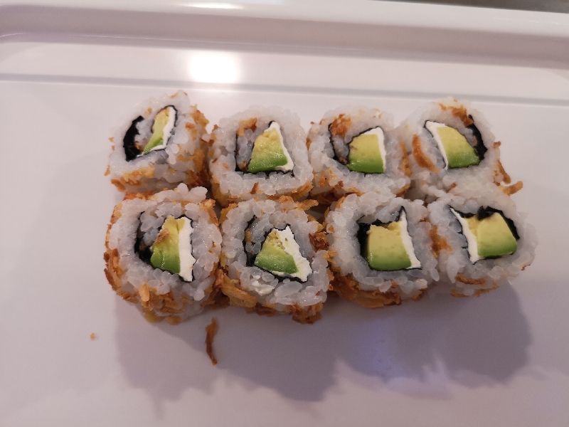 crispy avocat cheese