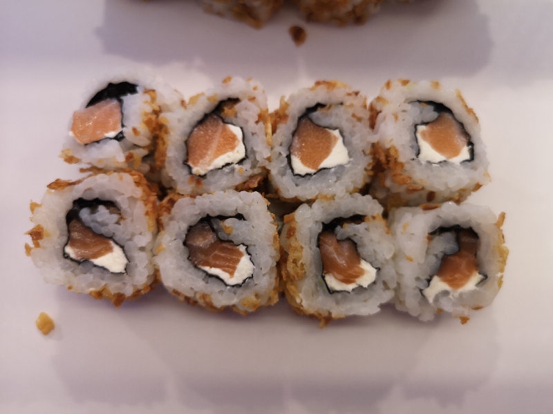 crispy saumon cheese