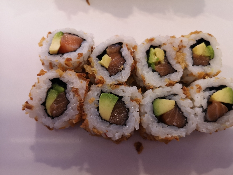 crispy saumon avocat
