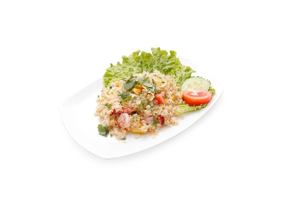 T66 Riz sauté aux crevettes à l'ananas frais façon Thaï