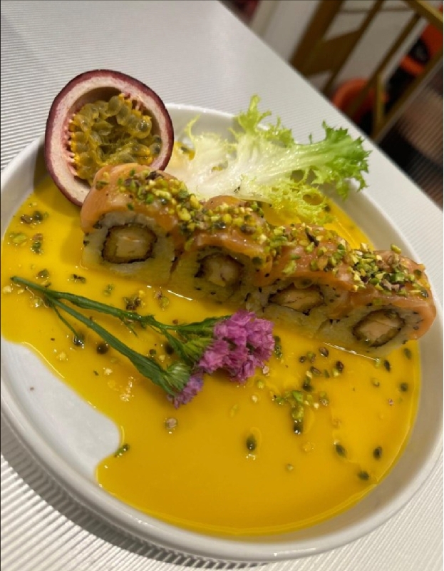 Passion fruit roll