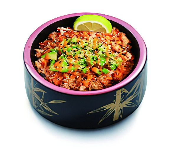 P4. Tartare saumon grillé