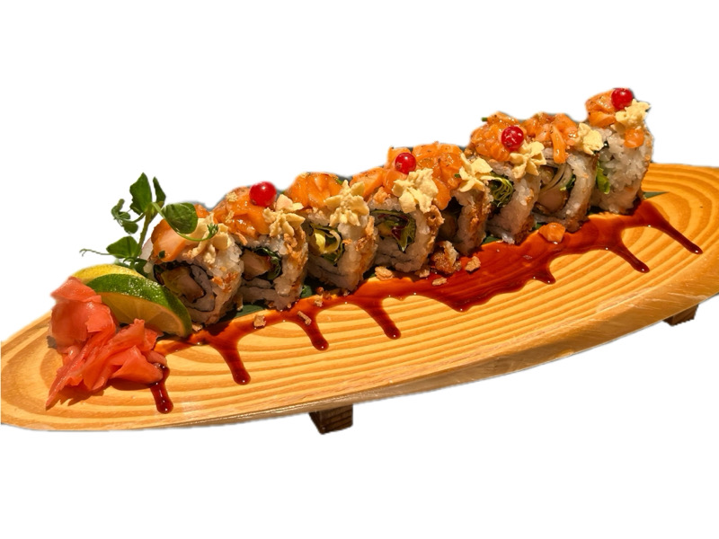 ROLL 6. Saumon Crispy