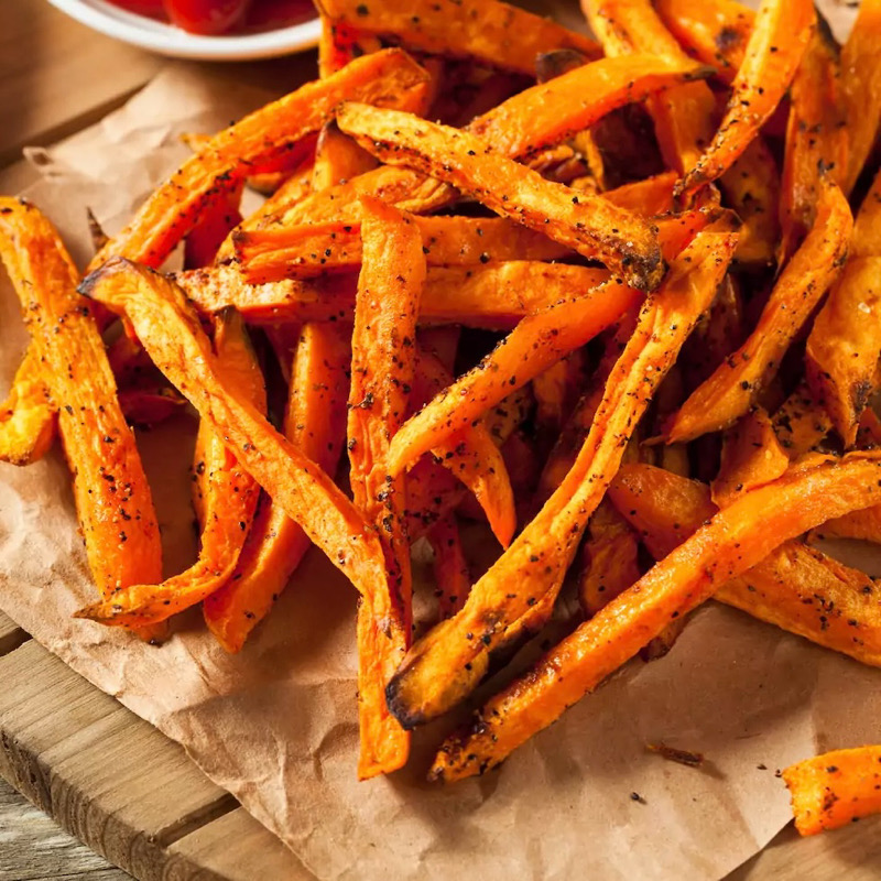 E16. Frites de patate douce 