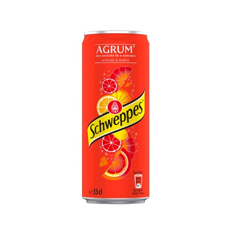Schweppes agrumes 33cl