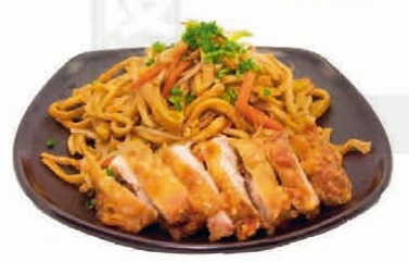 Nouilles au poulet