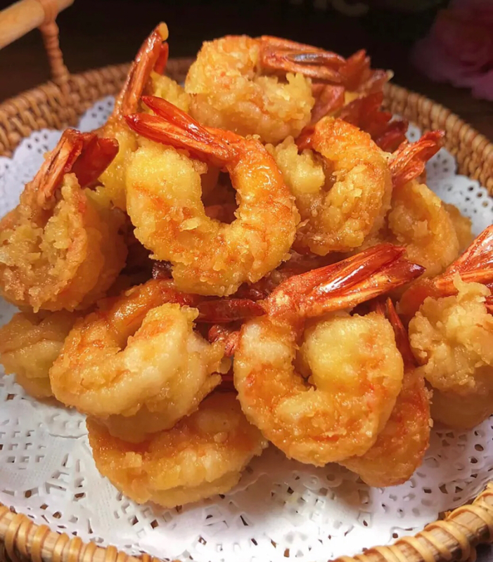 V7 crevettes sauté sel poivre
