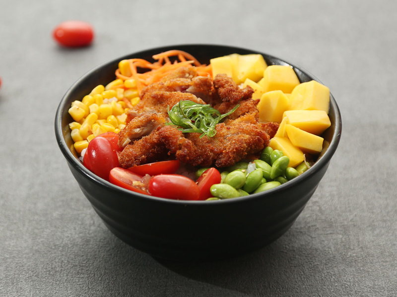 Poké bowl poulet