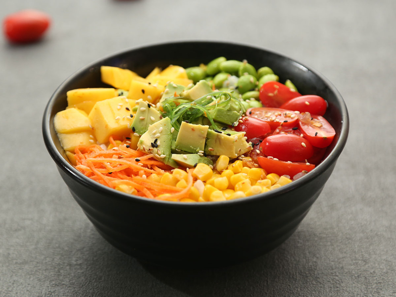 Poké bowl végétarien