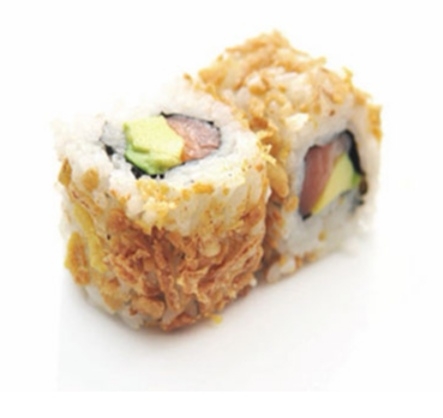 C11 oignons frits saumon
