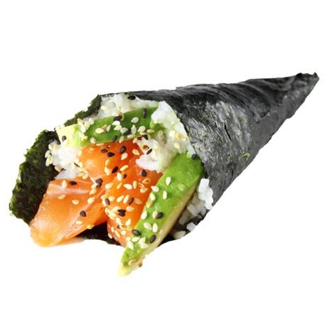 TE1 temaki tartarte de saumon
