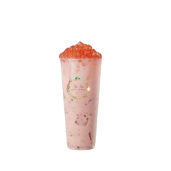 Fraise Popping Milk Tea M/L 🧊