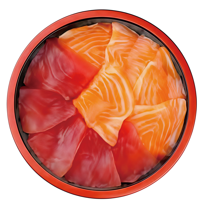 C4. Chirashi thon et saumon