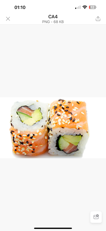 CA6. Rainbow saumon avocat
