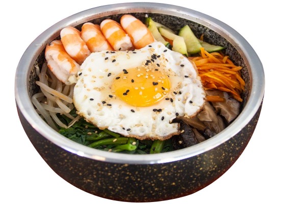 Bibimbap 1. Crevette