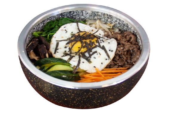 Bibimbap 4. Végétarien