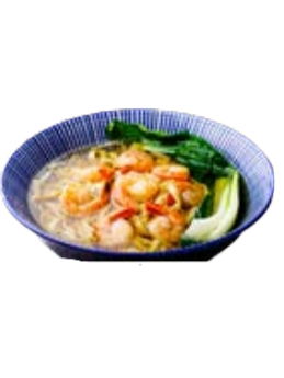 Soupe de nouilles aux crevettes