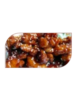 Poulet sauté à la sauce aigre-douce