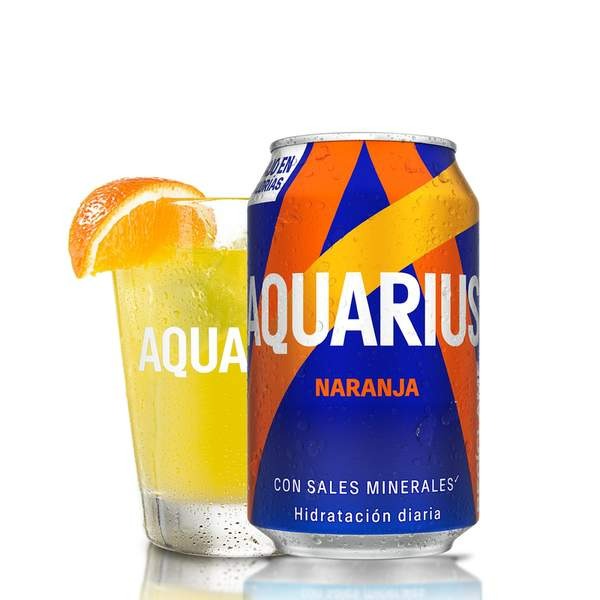 Aquarius Naranja lata 330ml