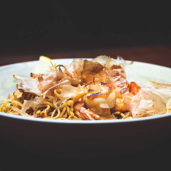54-b. Yaki Soba con Gamba