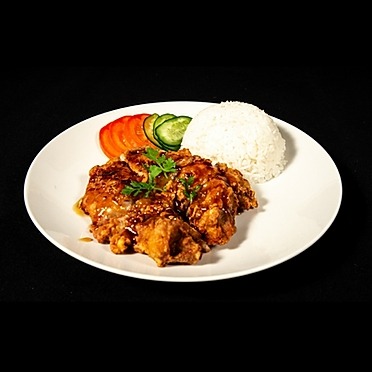 Chef's crispy chicken with jasmine rice (spicy)