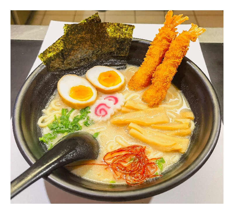 *Paitan Ramen tempura