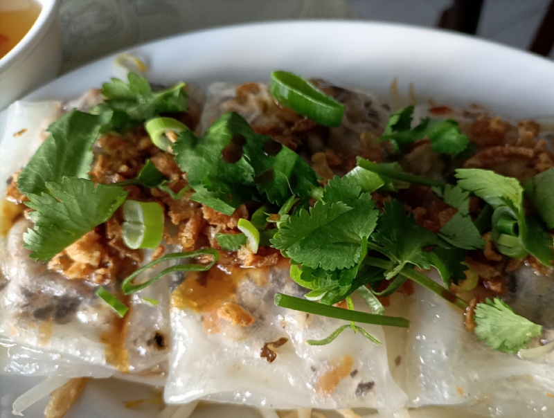 A12. Raviolis vietnamiens végétarien à la vapeur (3pcs)