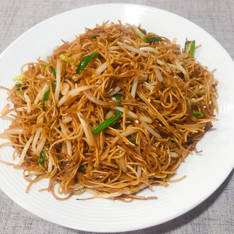 干炒牛肉炒面/Nouilles sautés au boeuf avec sauce soja