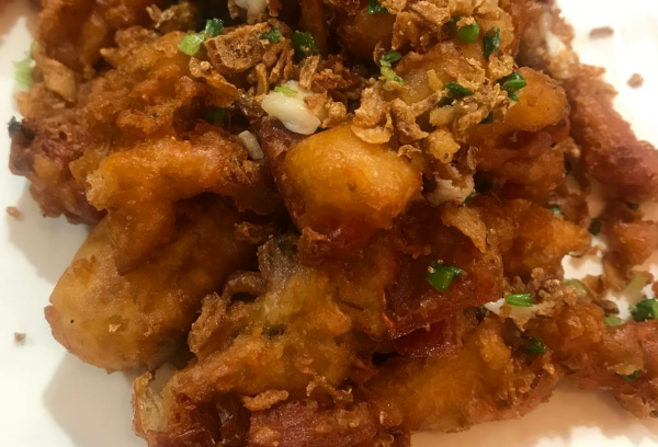 椒盐排骨/Travers de porc frits au poivre et au sel