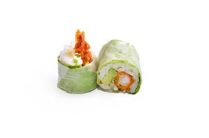 90. Maki printemps Tempura crevette avocat 6pcs