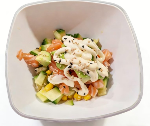 16a. Tartar saumon maïs