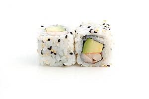 76. California maki Crevette avocat 6pcs