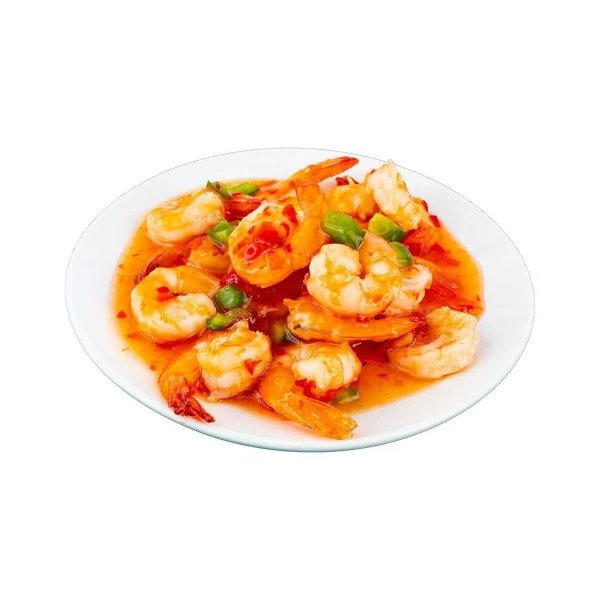 C2. Crevettes sautées à la sauce piquante