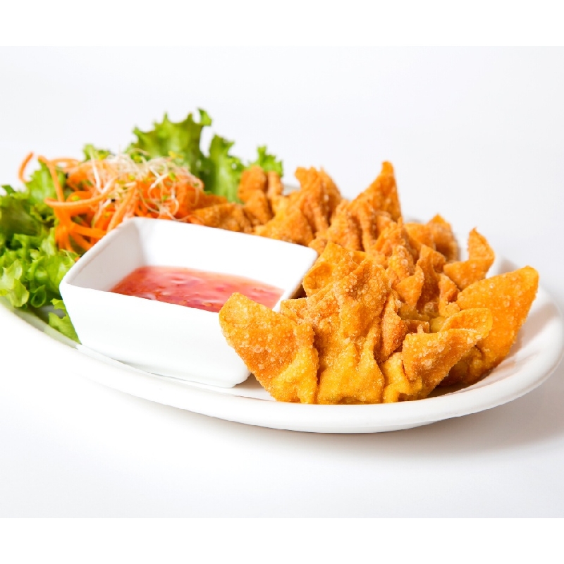 E15. 炸龙虾饺 Raviolis de crevettes frits
