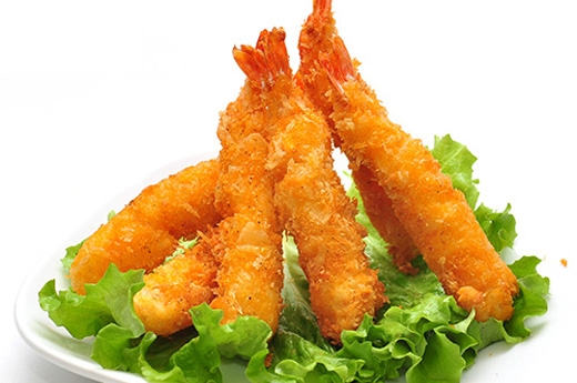 E19. 日式炸虾 Tempura aux crevettes 4pcs