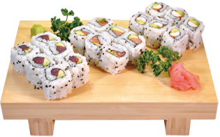 P02. Plateau california makis