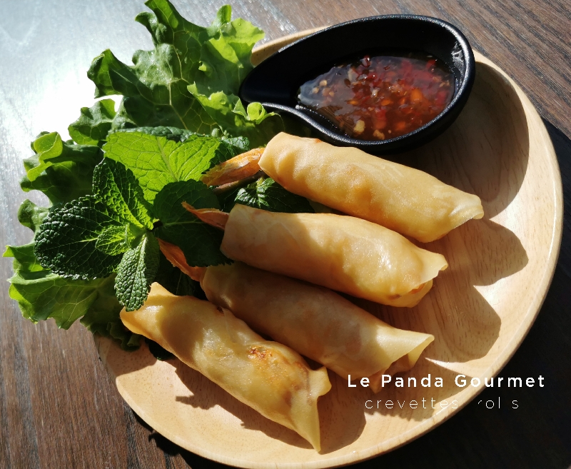 E12. 虾春卷 Crevettes rolls 4pcs