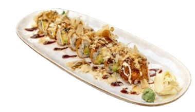 SP100. Crunchy Saumon Roll