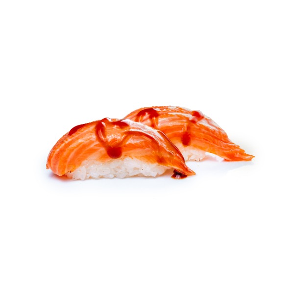 76. Nigiri de Salmón Flameado/Flambed