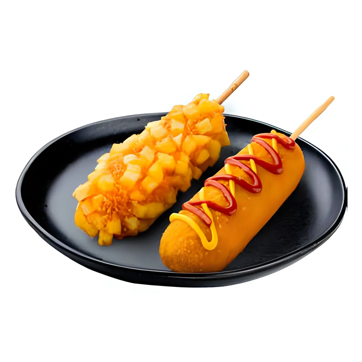 Corn dog saucisse poulet fromage 芝士香肠玉米热狗 (1 pc)