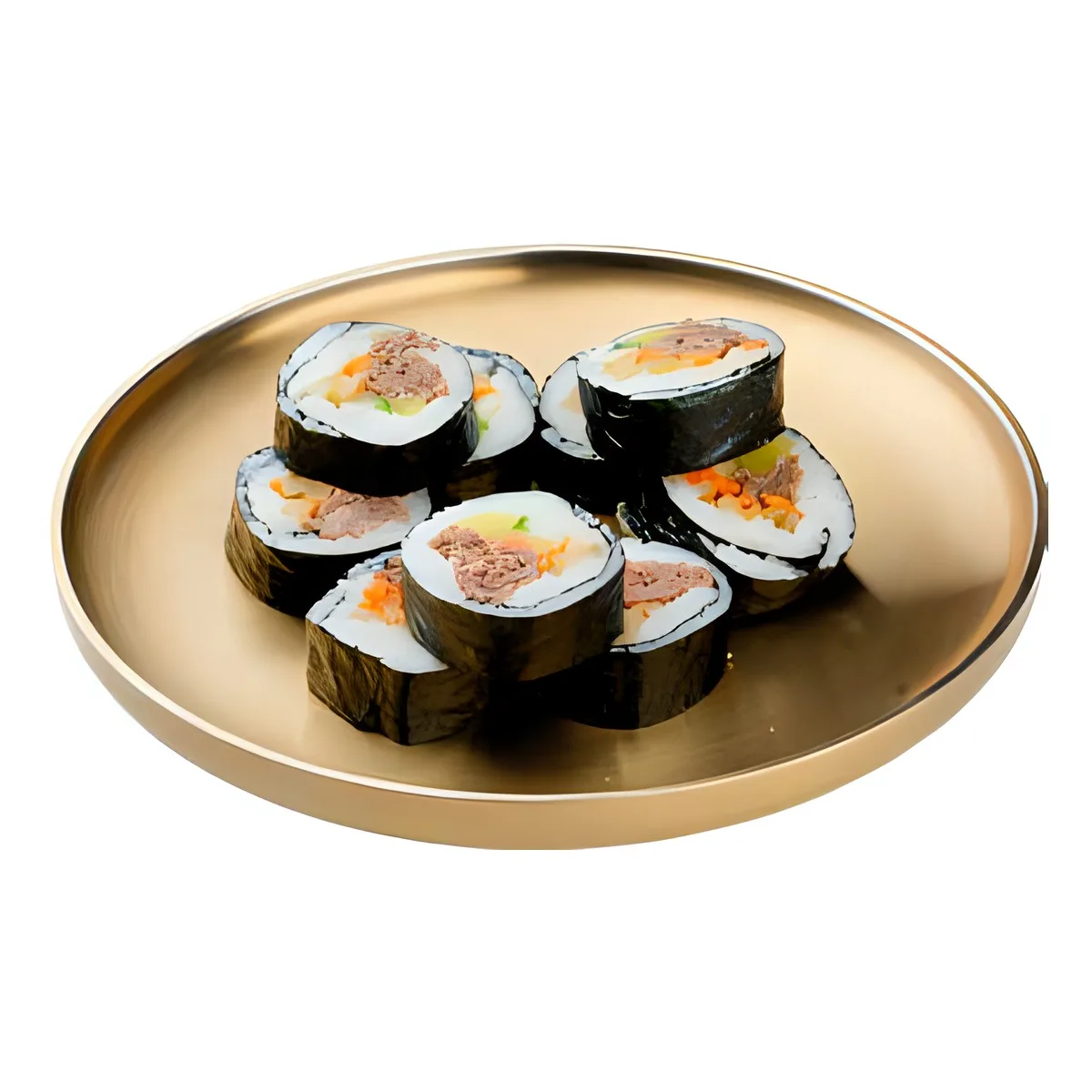 Kimbap au bœuf 牛肉紫菜包饭
