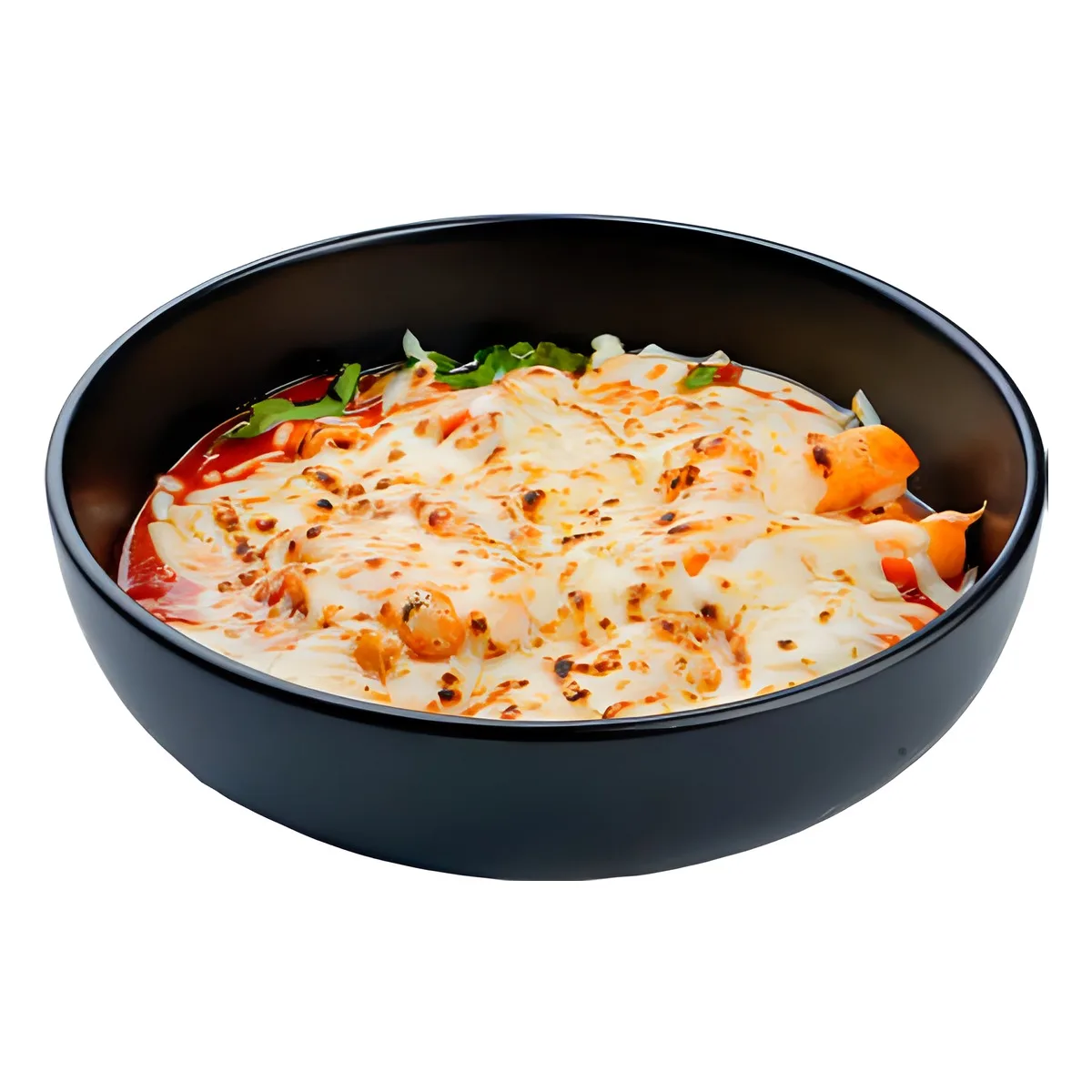 Tteokbokki sauté au fromage et pâte de poisson 芝士鱼饼辣炒年糕 🌶️