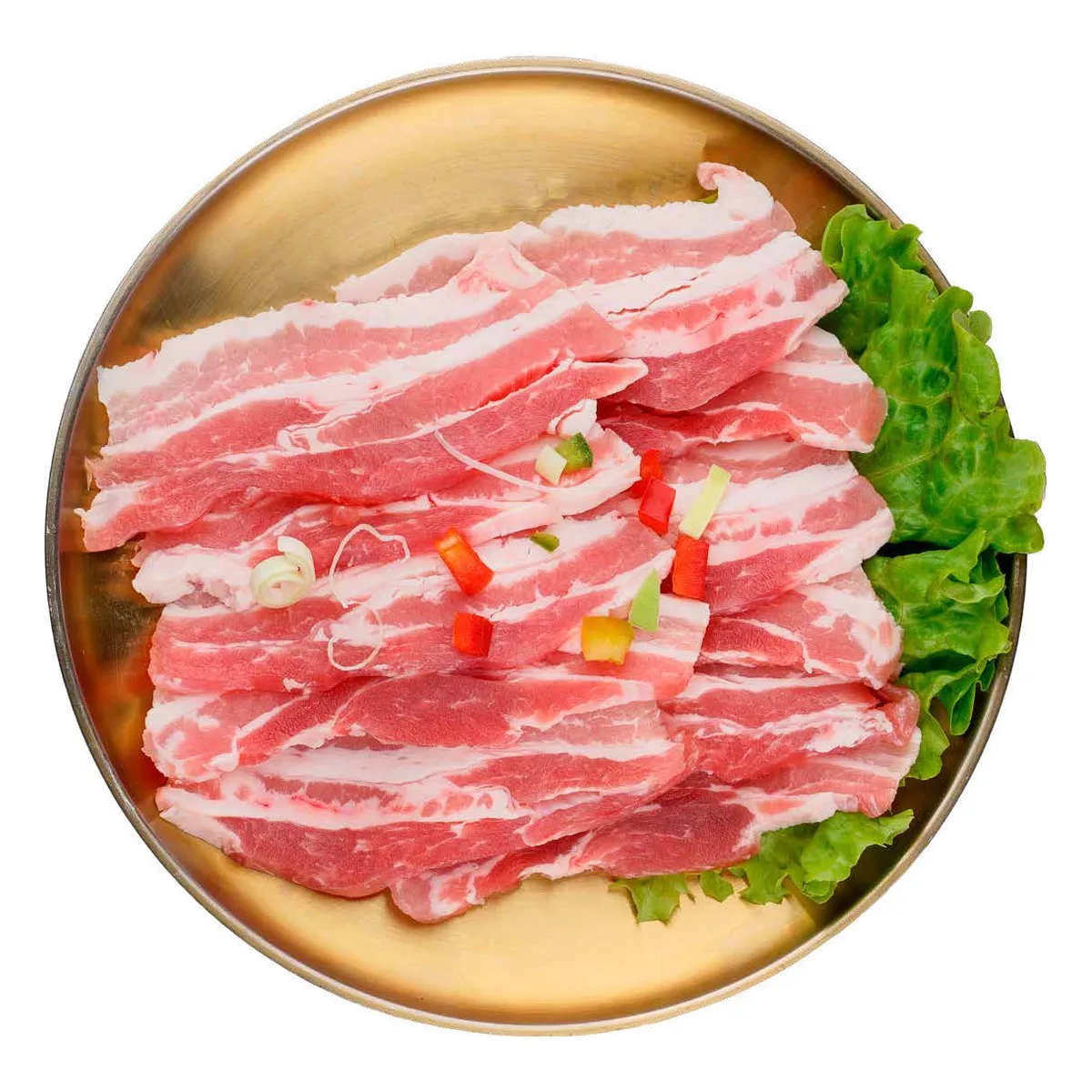 Barbecue de poitrine de porc nature 原味五花肉烧烤