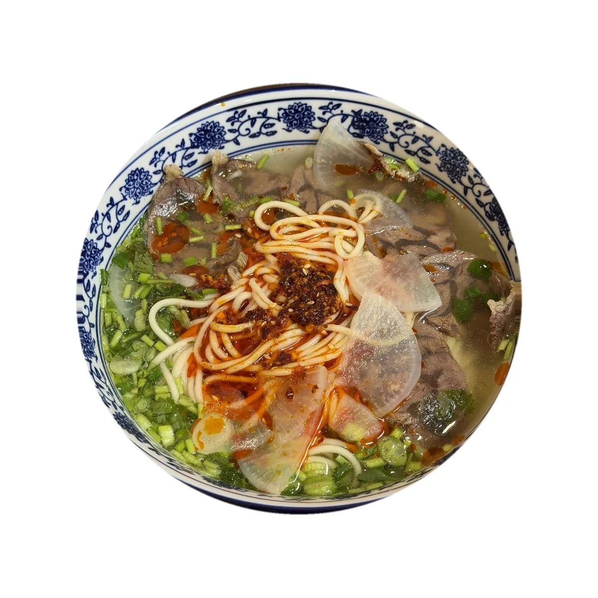 Nouilles au bœuf de Lanzhou 招牌兰州牛肉面
