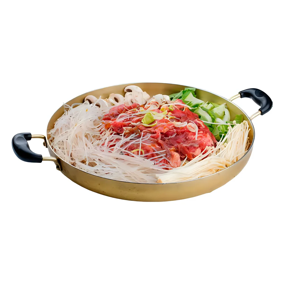 Fondue de bœuf avec nouilles de patate douce 牛肉火锅