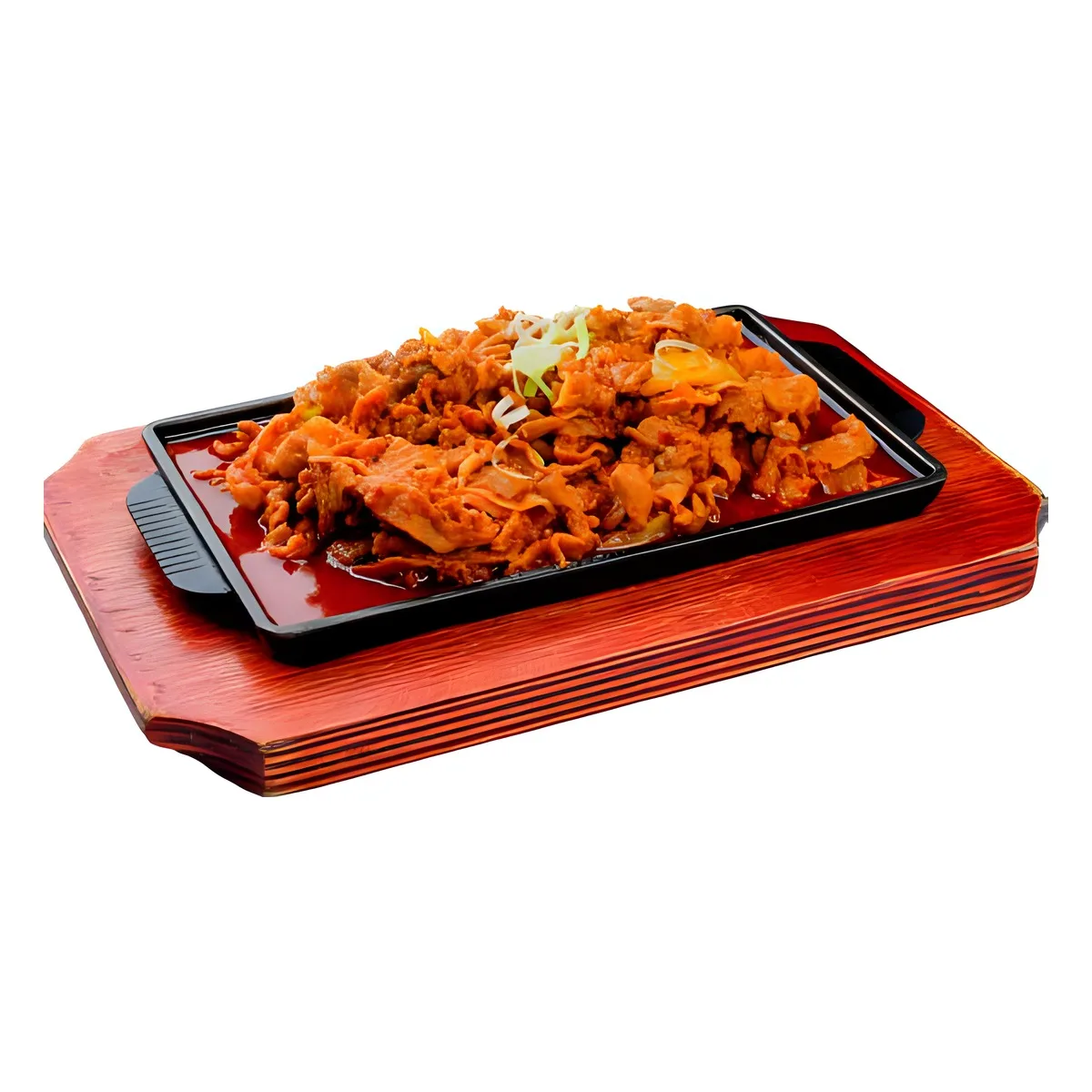 Poitrine de porc grillée à la sauce piquante 辣铁板五花肉 🌶️